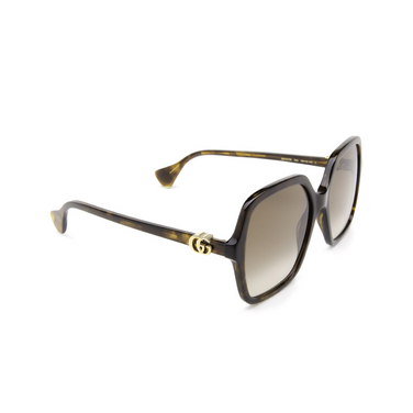 Gucci GG1072S Sonnenbrillen 002 havana - Dreiviertelansicht