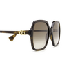 Gafas de sol Gucci GG1072S 002 havana - Miniatura del producto 3/4