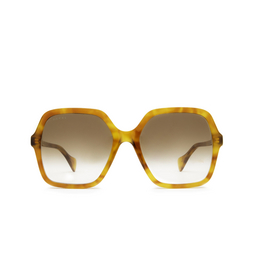 Gucci® Square Sunglasses: GG1072S color Havana 003.