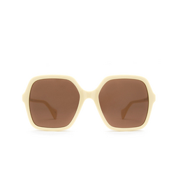 Gucci® Square Sunglasses: GG1072S color Ivory 004.