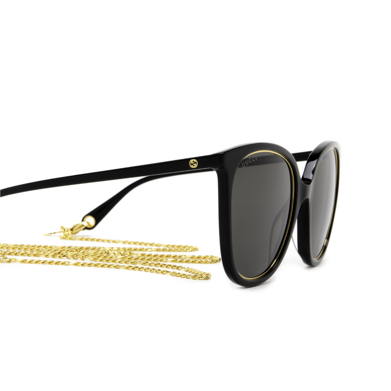 Gucci GG1076S Sunglasses 001 black - 3/5