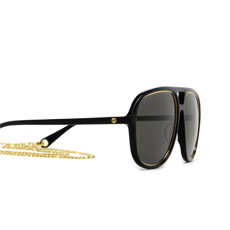 Gucci GG1077S Sunglasses 001 black - 3/5