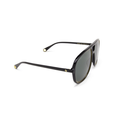 Gucci GG1077S Sunglasses 002 black - three-quarters view