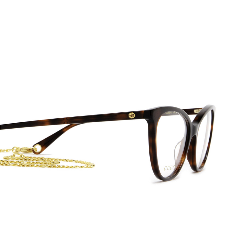 Gucci GG1079O Eyeglasses 002 havana - 3/5