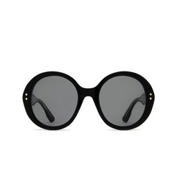 Gucci® Round Sunglasses: GG1081S color Black 001.
