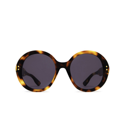 Gucci® Round Sunglasses: GG1081S color Havana 002.