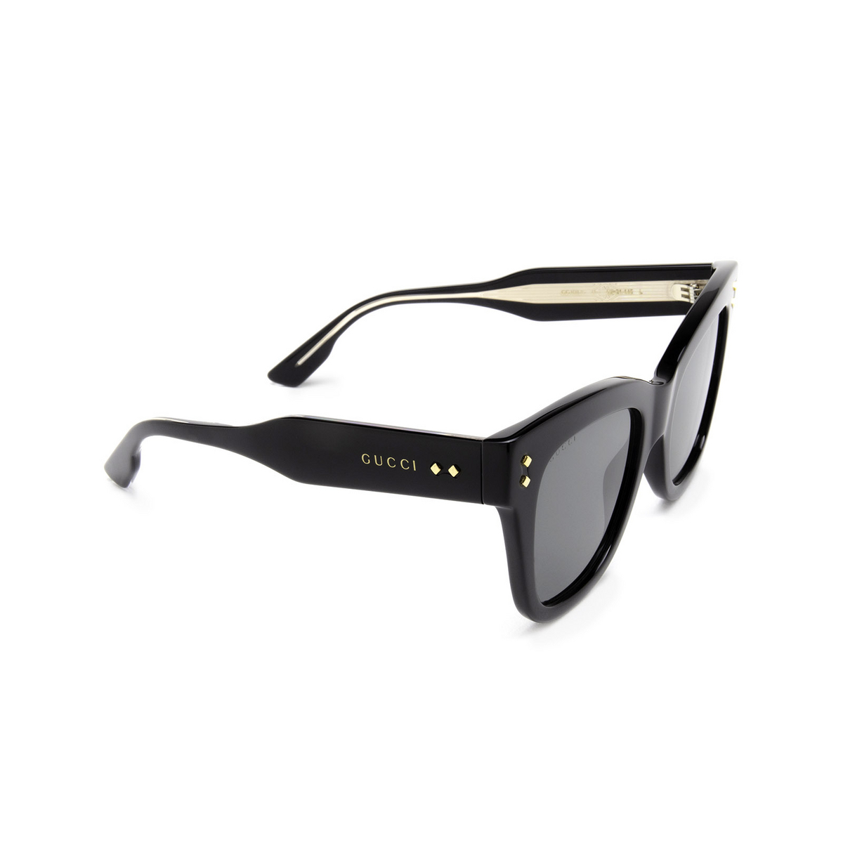 Gucci GG1082S Sunglasses 001 Black - three-quarters view
