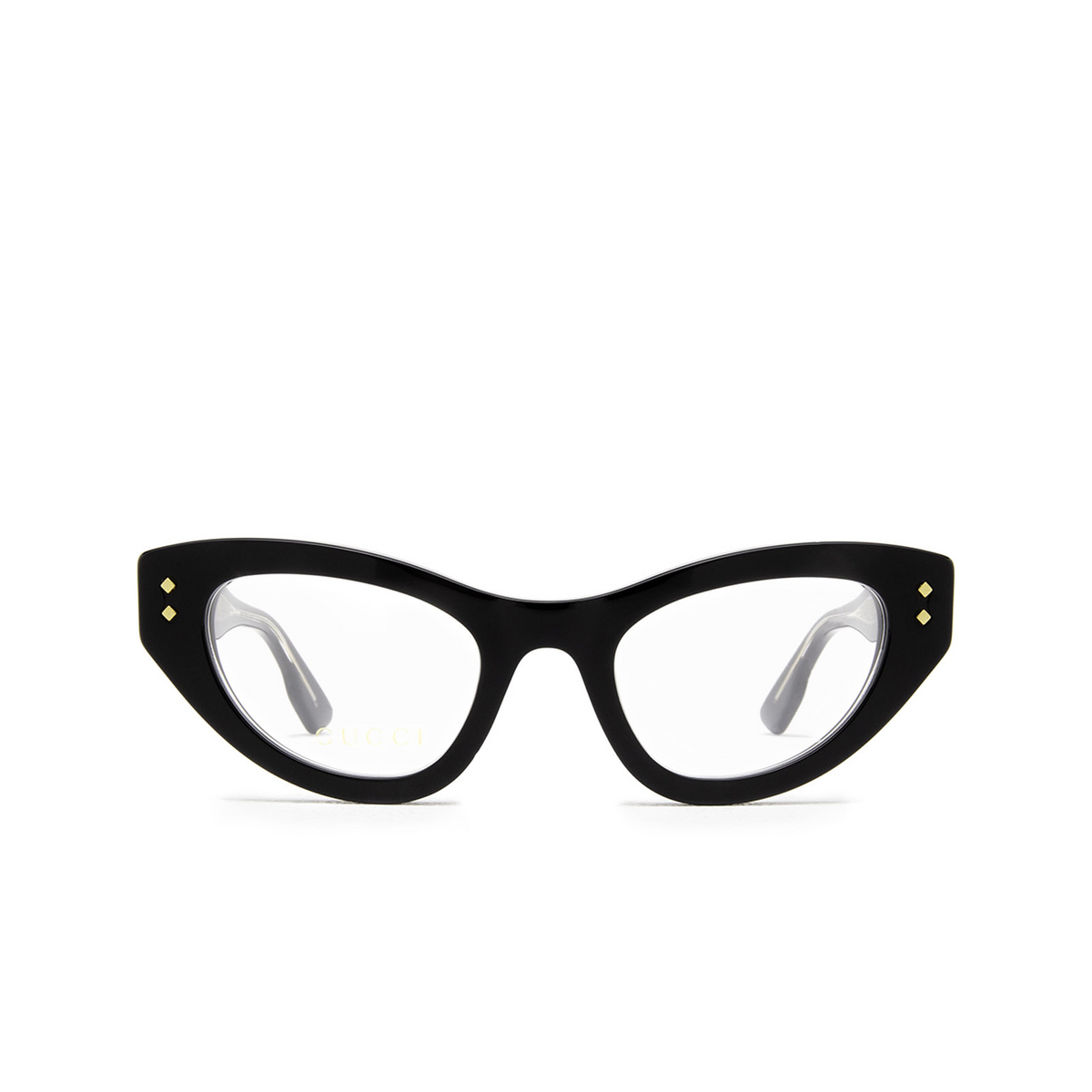 Gucci® Cat-eye Eyeglasses: GG1083O color 001 Black - front view