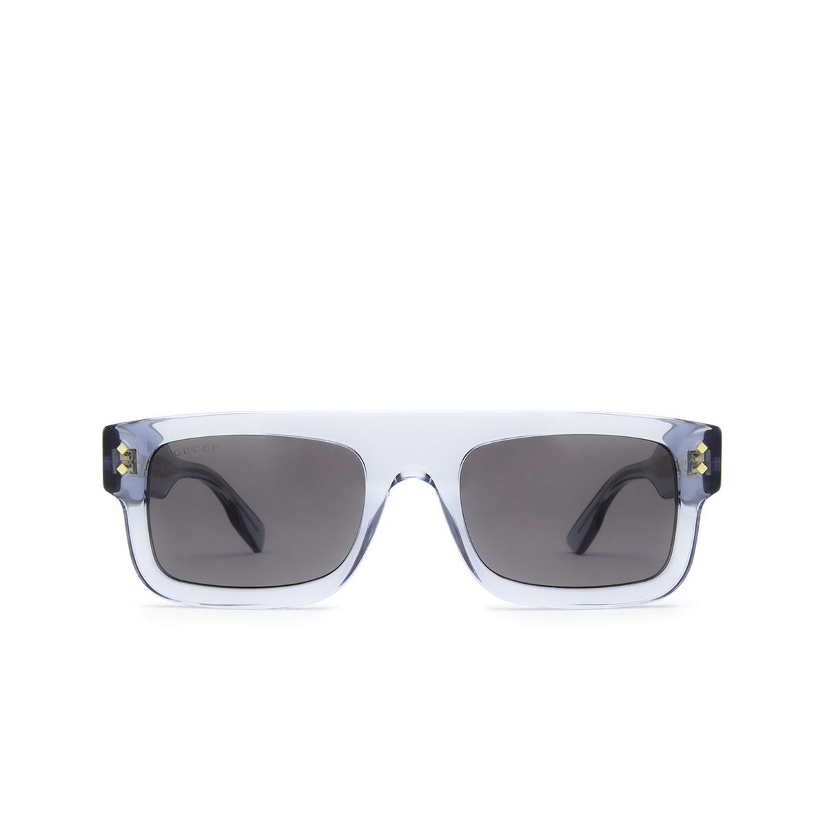 Gucci® Rectangle Sunglasses: GG1085S color Light-blue 004 - 1/4.