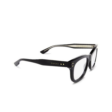 Gucci GG1086O Korrektionsbrillen 005 black - Dreiviertelansicht