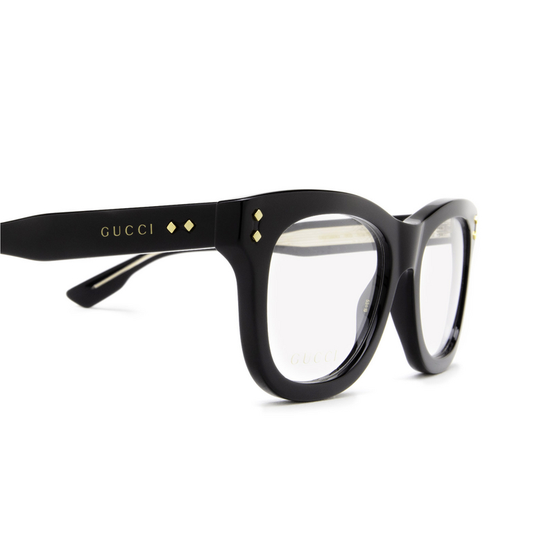 Gucci GG1086O Eyeglasses 005 black - 3/4