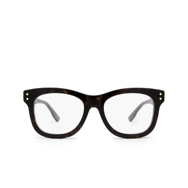 Gucci GG1086O Korrektionsbrillen 007 havana - Vorderansicht