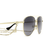 Gafas de sol Gucci GG1088S 001 gold - Miniatura del producto 3/5