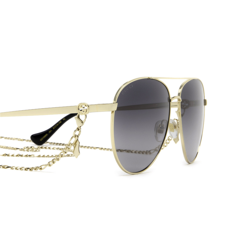 Gucci GG1088S Sunglasses 001 gold - 3/5