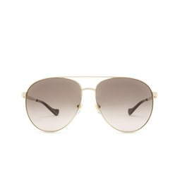 Gucci® Aviator Sunglasses: GG1088S color Gold 002.