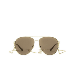 Gucci® Aviator Sunglasses: GG1088S color Gold 004.