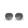 Gafas de sol Gucci GG1089SA 001 gold - Miniatura del producto 1/4