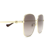 Gafas de sol Gucci GG1089SA 002 gold - Miniatura del producto 3/4