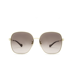 Gucci® Square Sunglasses: GG1089SA color Gold 002.