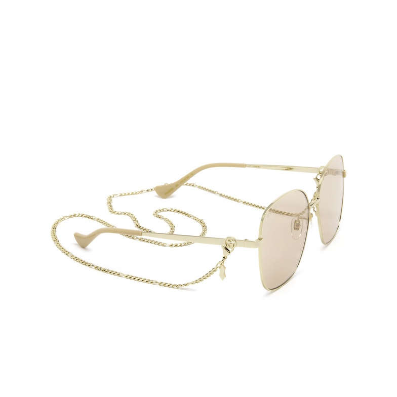 Gucci GG1089SA Sunglasses 003 gold - 2/5
