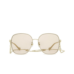 Gucci® Square Sunglasses: GG1089SA color Gold 003.