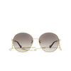 Gafas de sol Gucci GG1090SA 002 gold - Miniatura del producto 1/4