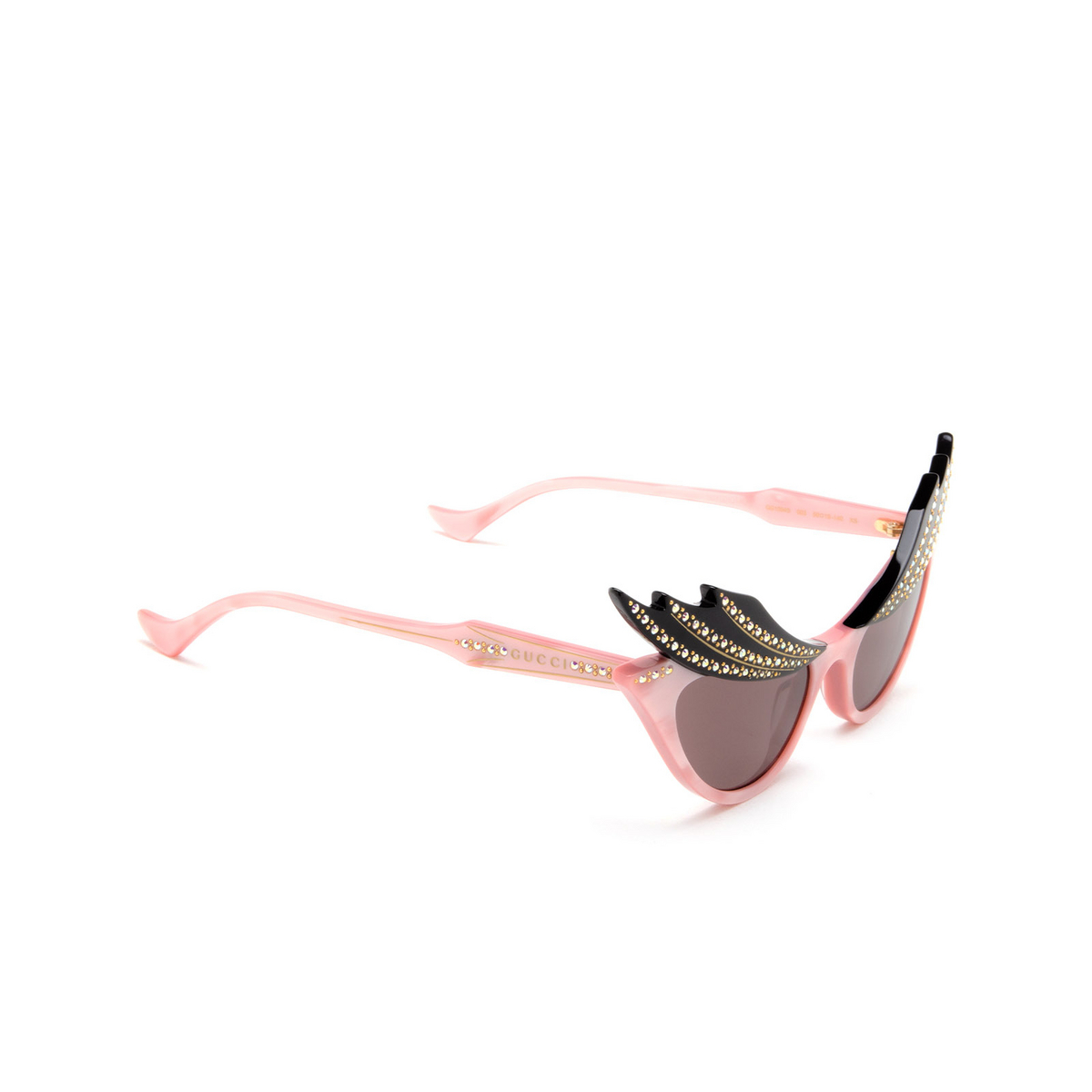 Gucci GG1094S Sunglasses 003 Pink - three-quarters view