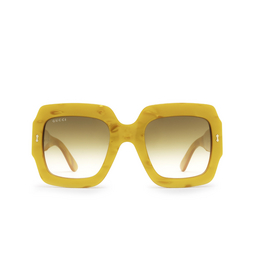 Gucci® Square Sunglasses: GG1111S color 004 Yellow 