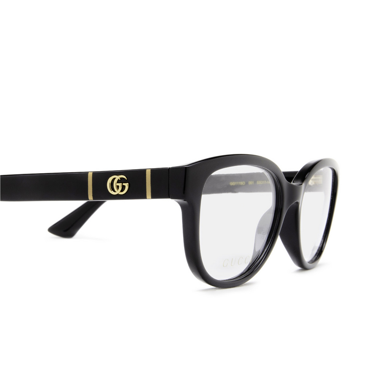 Occhiali da vista Gucci GG1115O 001 black - 3/5