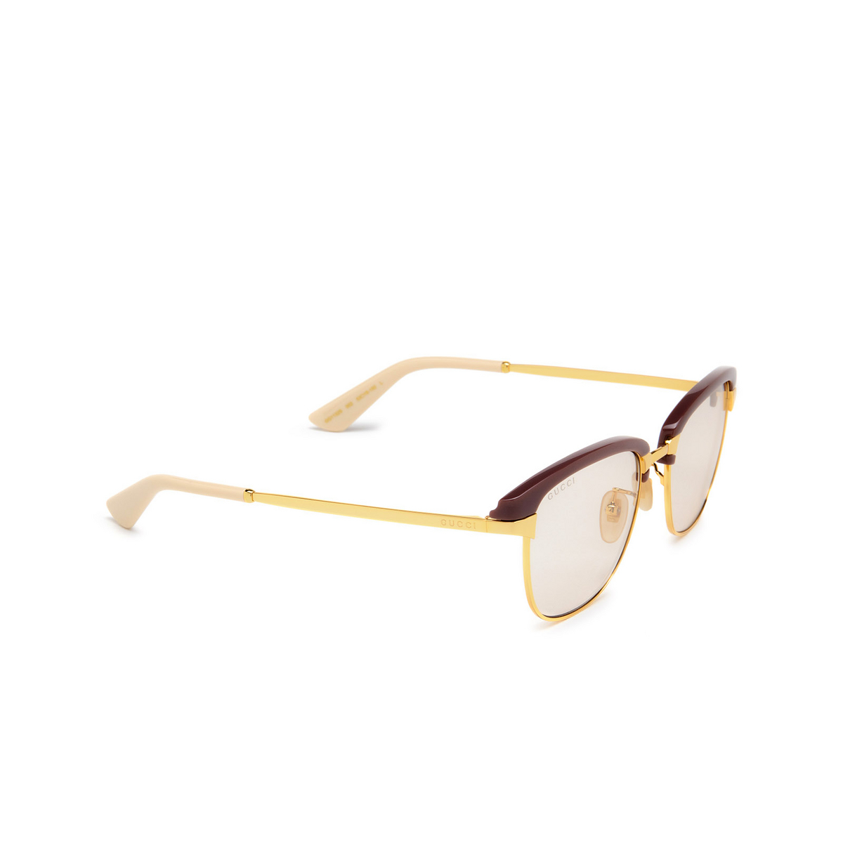 Gucci GG1132S Sunglasses 002 Gold - three-quarters view
