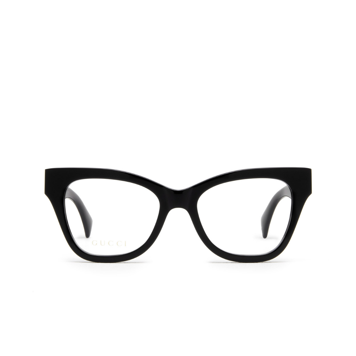 Gucci® Cat-eye Eyeglasses: GG1133O color Black 001 - front view.