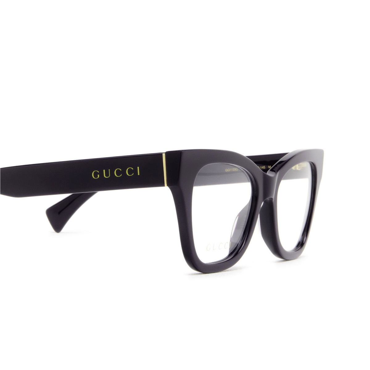 Gucci® Cat-eye Eyeglasses: GG1133O color 002 Violet - product thumbnail 3/3