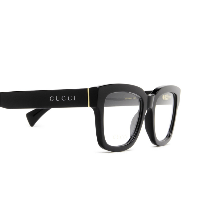 Gafas graduadas Gucci GG1138O 001 black - 3/4