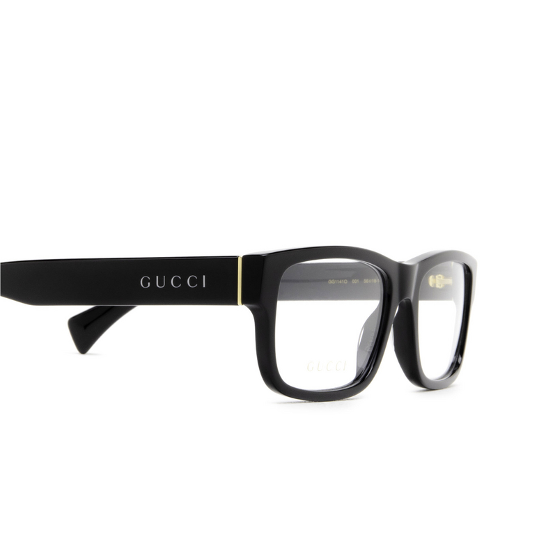 Gafas graduadas Gucci GG1141O 001 black - 3/4
