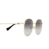 Gafas de sol Gucci GG1142S 001 gold - Miniatura del producto 3/4