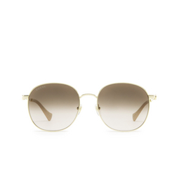 Gucci® Round Sunglasses: GG1142S color 002 Gold 