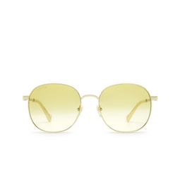 Gucci® Round Sunglasses: GG1142S color 003 Gold 