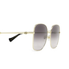 Gafas de sol Gucci GG1143S 001 gold - Miniatura del producto 3/4