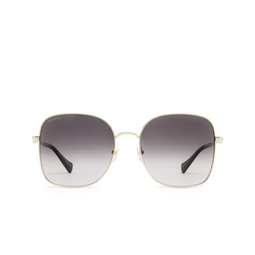Gucci® Square Sunglasses: GG1143S color Gold 001.
