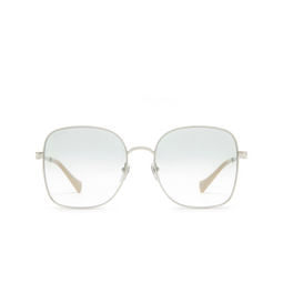 Gucci® Square Sunglasses: GG1143S color Silver 004.