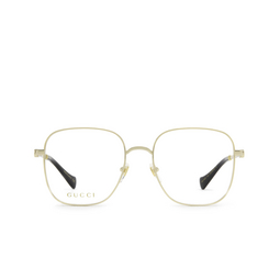 Gucci® Square Eyeglasses: GG1144O color 001 Gold 