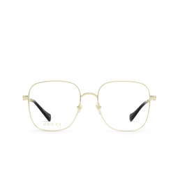 Gucci® Square Eyeglasses: GG1144O color 003 Gold 