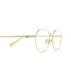 Gucci GG1145O Eyeglasses 001 gold - product thumbnail 3/5