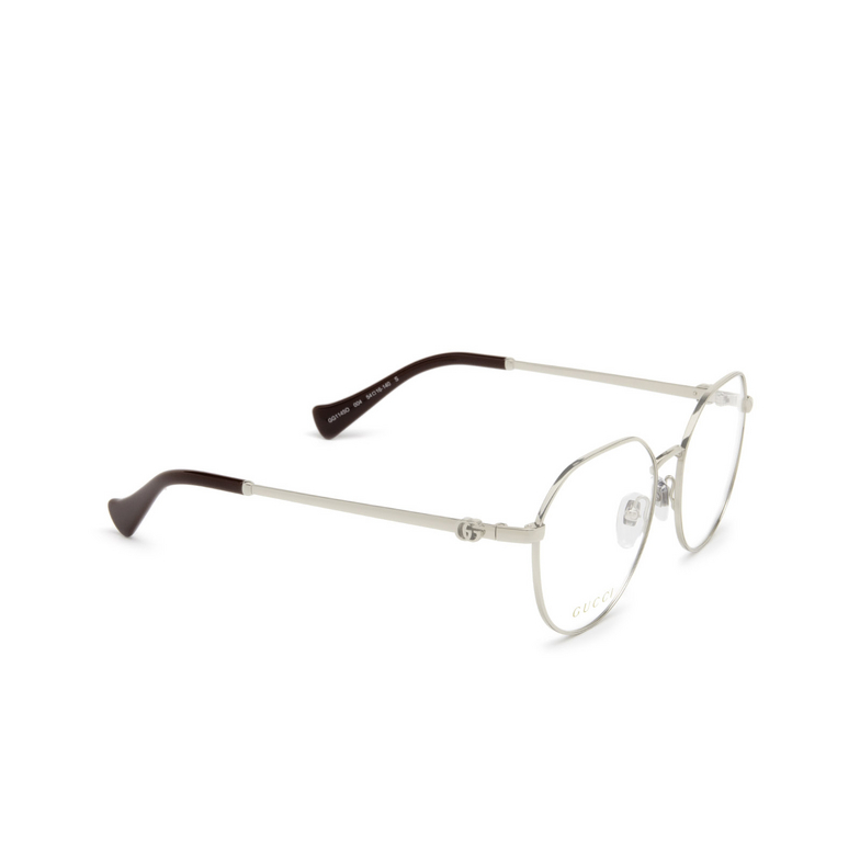 Gucci GG1145O Eyeglasses 004 silver - 2/4