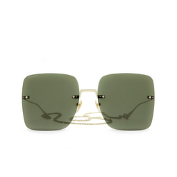 Gucci® Square Sunglasses: GG1147S color 002 Gold 