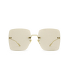 Gucci GG1147S Sunglasses 003 gold - product thumbnail 1/4