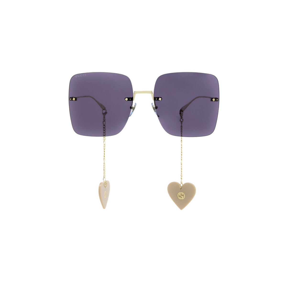 Gucci GG1147S Sunglasses 004 Gold - front view