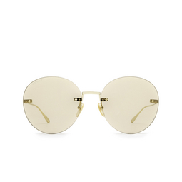 Gucci® Round Sunglasses: GG1149S color Gold 004.