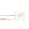 Gucci GG1150O Korrektionsbrillen 001 gold - Produkt-Miniaturansicht 3/4