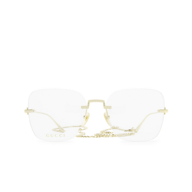 Gucci GG1150O Korrektionsbrillen 001 gold - Vorderansicht